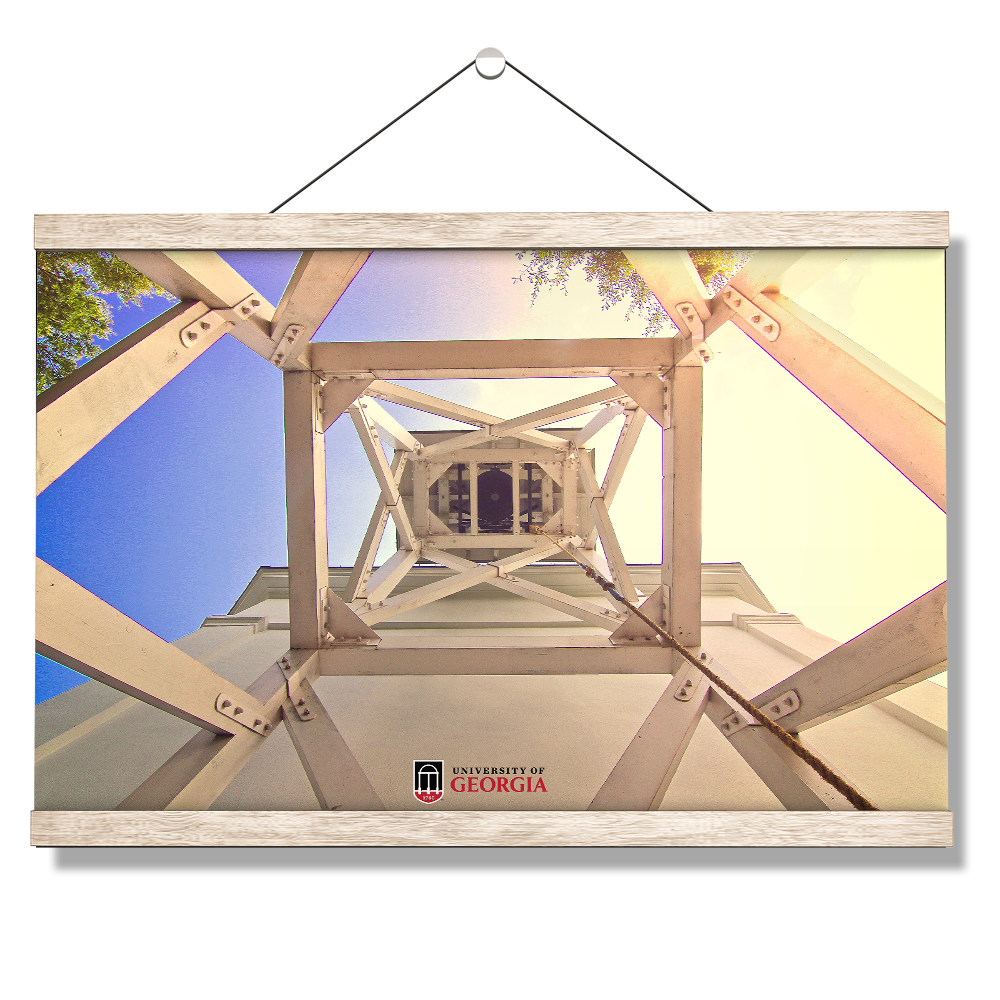 Georgia Bulldogs - A Look into the Chapel Bell - College Wall Art #Canvas