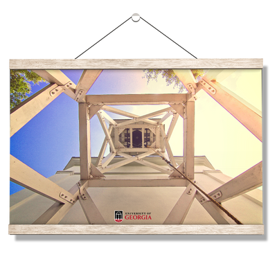 Georgia Bulldogs - A Look into the Chapel Bell - College Wall Art #Hanging Canvas