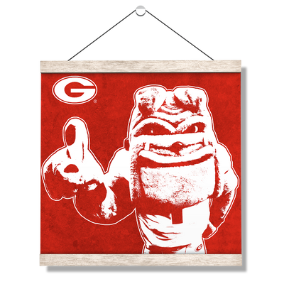 Georgia Bulldogs - Georgia Dawg - College Wall Art #Hanging Canvas