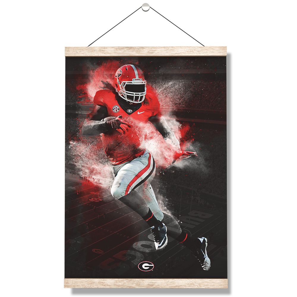 Georgia Bulldogs - UGA Football - College Wall Art #Canvas