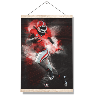 Georgia Bulldogs - UGA Football - College Wall Art #Hanging Canvas
