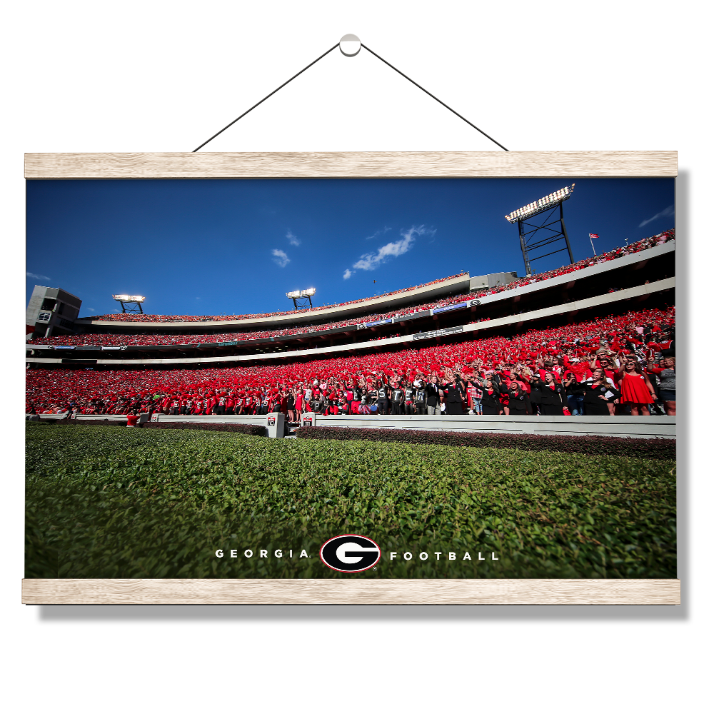 Georgia Bulldogs - Georgia Football - College Wall Art #Canvas