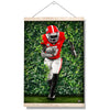Georgia Bulldogs - Through the Hedges Oil Painting - College Wall Art #Hanging Canvas