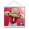 Georgia Bulldogs - Hairy Dawg Tile - College Wall Art #Hanging Canvas