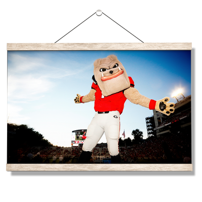 Georgia Bulldogs - Hairy the Dawg - College Wall Art #Hanging Canvas