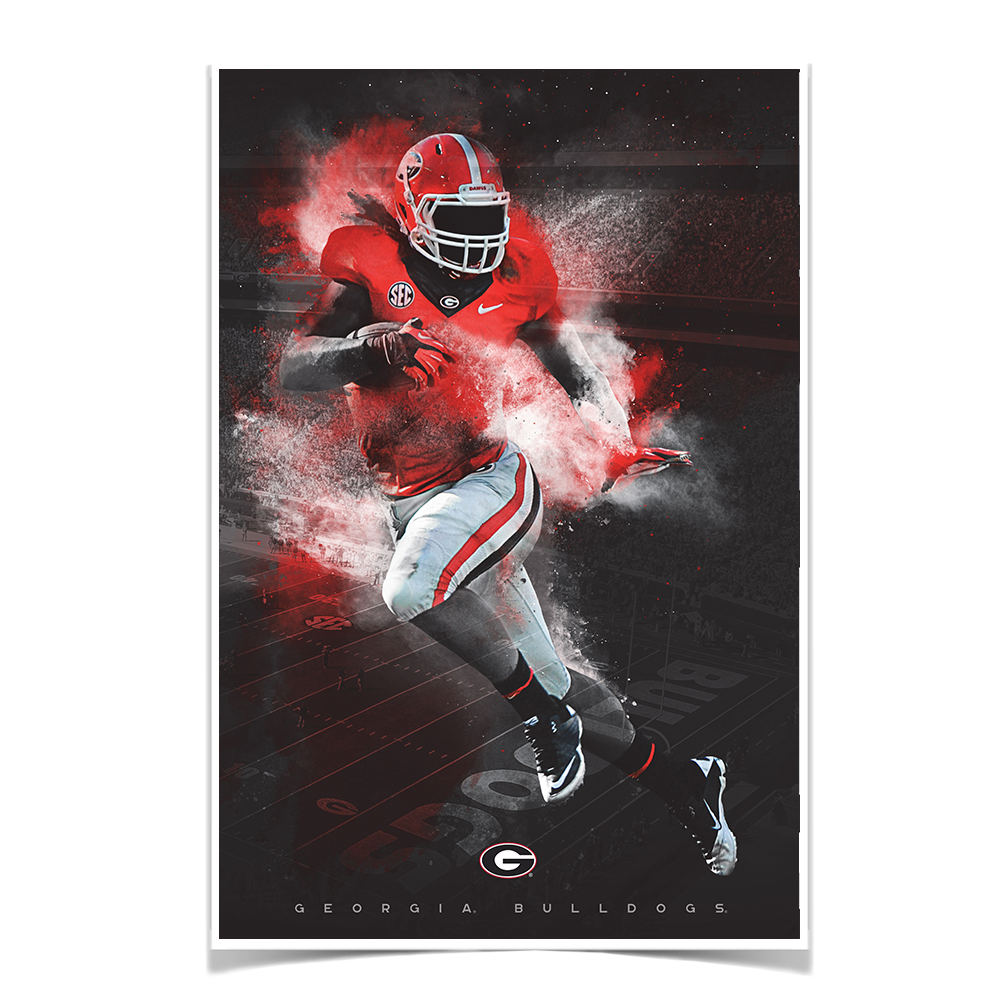Georgia Bulldogs - UGA Football - College Wall Art #Canvas