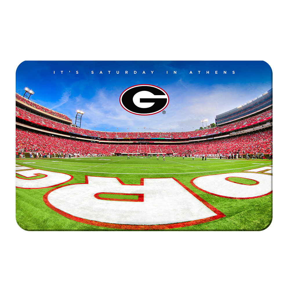 Georgia Bulldogs - It's Saturday in Athens End Zone - College Wall Art #Canvas
