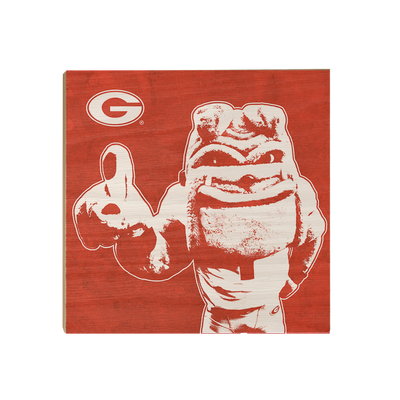 Georgia Bulldogs - Georgia Dawg - College Wall Art #Wood
