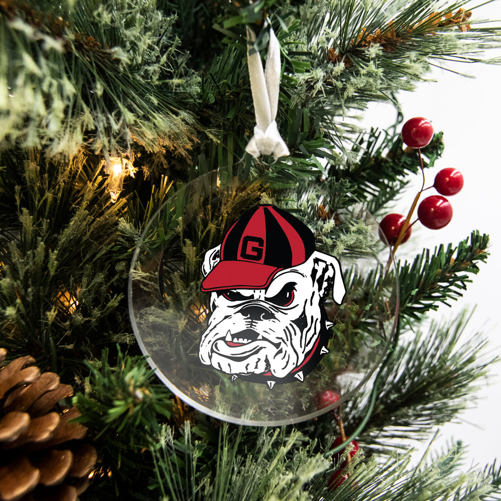 Georgia Bulldogs - Dawg Graphic Ornament & Bag Tag