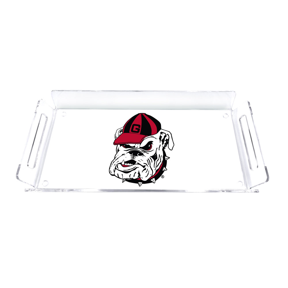Georgia Bulldogs - Dawg Graphic Decorative Serving Tray