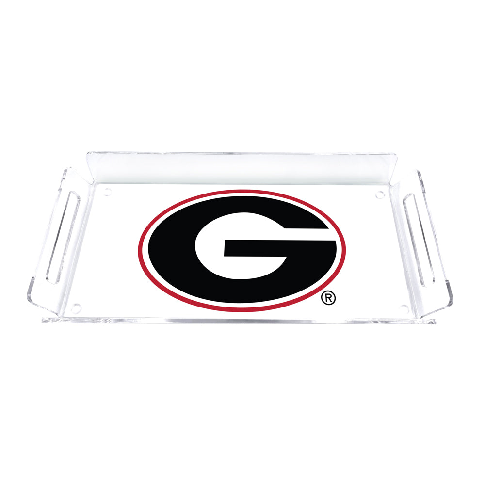 Georgia Bulldogs - The G Decorative Serving Tray