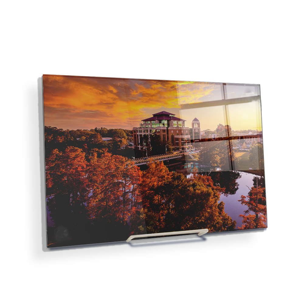 Louisiana Monroe Warhawks - Fall Bayou from Above - College Wall Art #Canvas