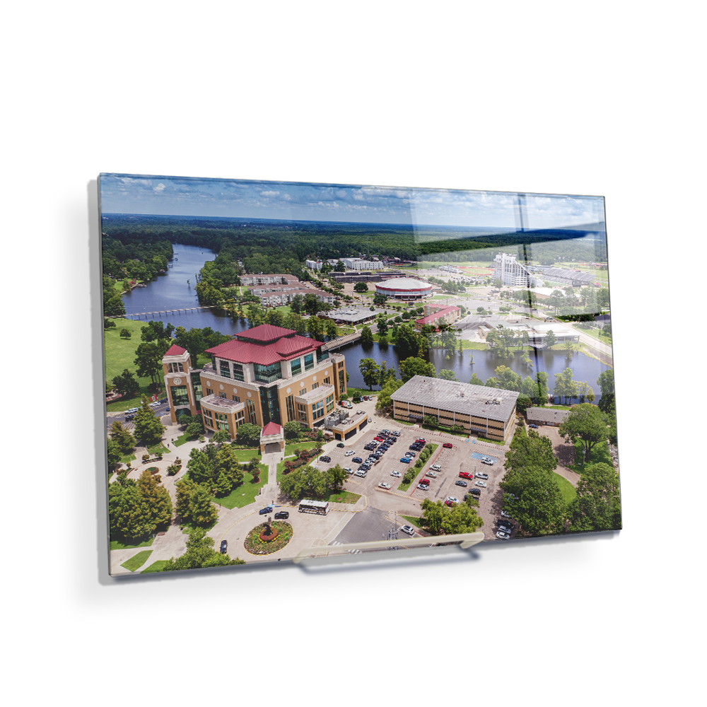 Louisiana Monroe Warhawks - Campus Aerial - College Wall Art #Canvas