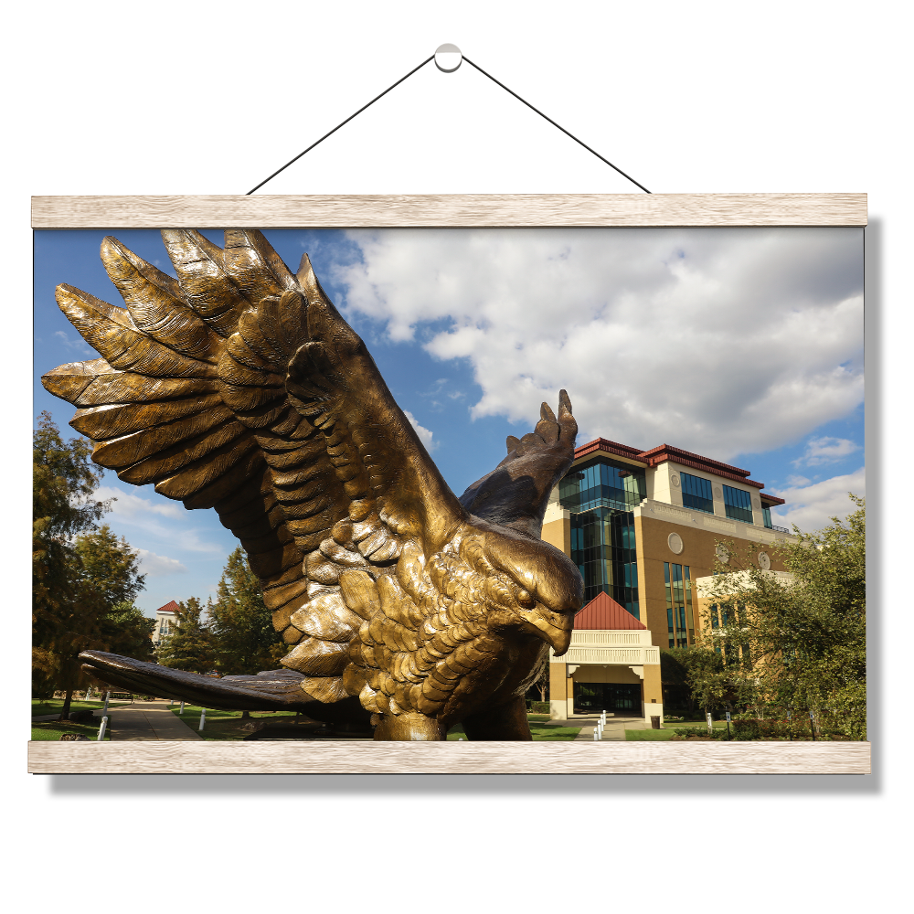 Louisiana Monroe Warhawks - Warhawk Statue - College Wall Art #Canvas