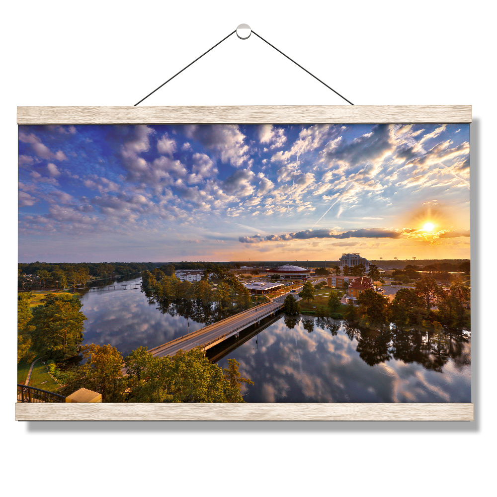 Louisiana Monroe Warhawks - Campus Sunrise - College Wall Art #Canvas