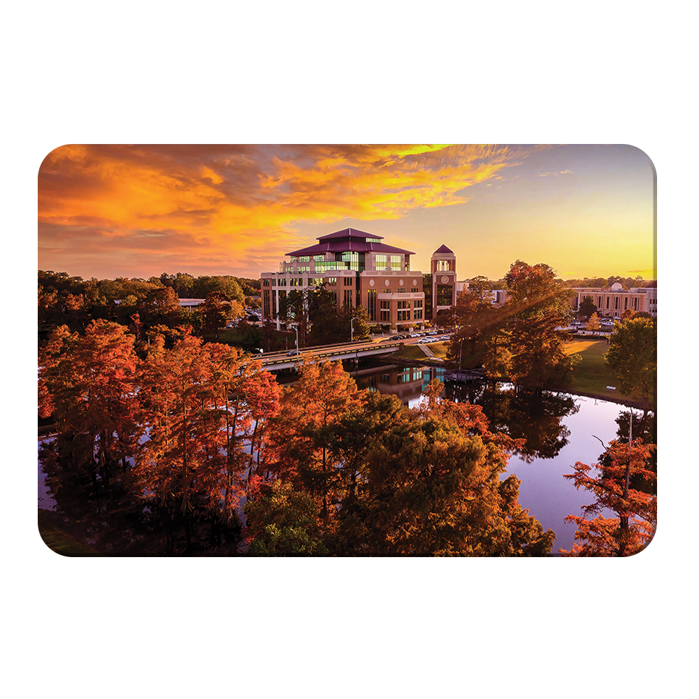 Louisiana Monroe Warhawks - Fall Bayou from Above - College Wall Art #Canvas