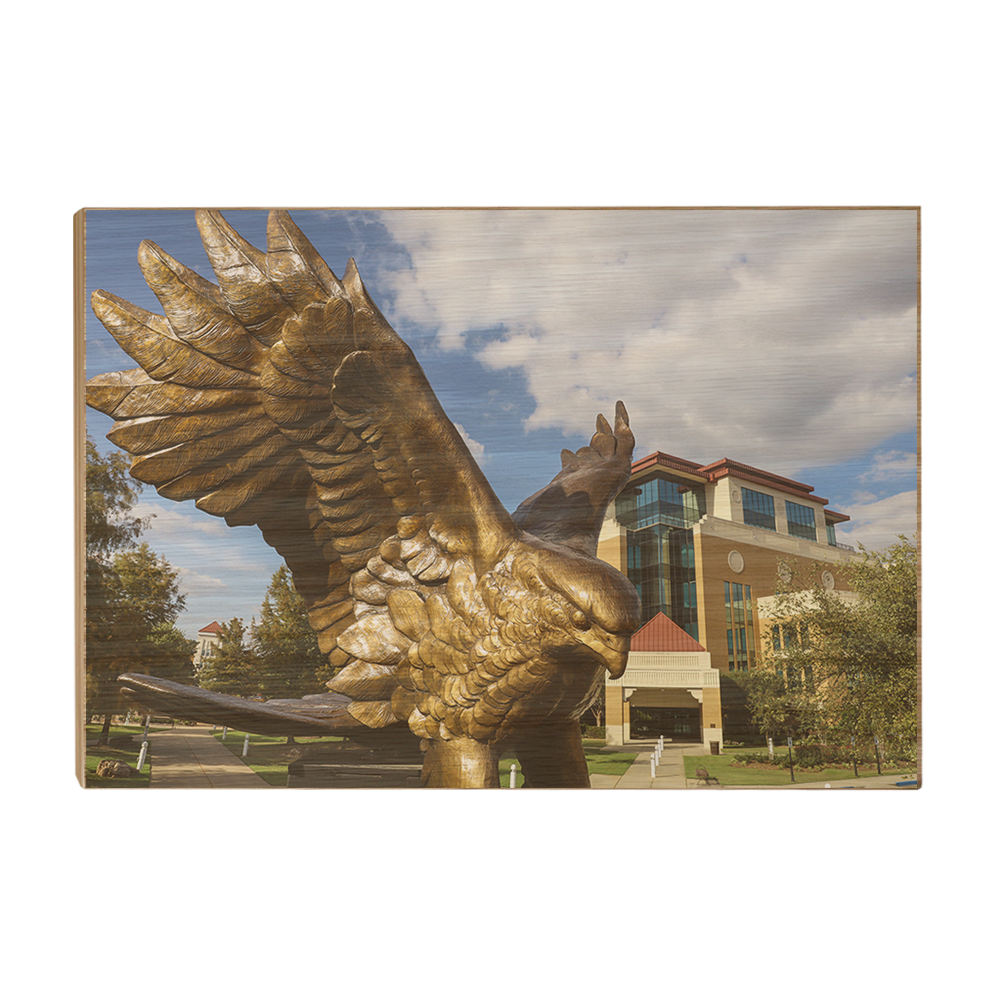Louisiana Monroe Warhawks - Warhawk Statue - College Wall Art #Canvas