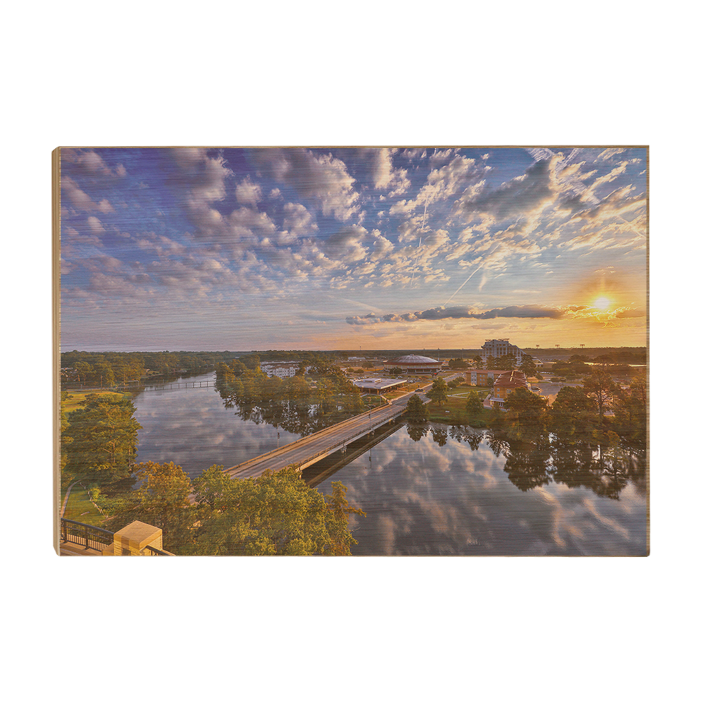 Louisiana Monroe Warhawks - Campus Sunrise - College Wall Art #Canvas