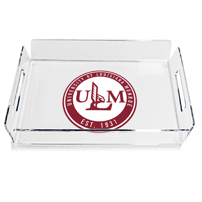 Louisiana Monroe Warhawks - ULM Academic Logo Decorative Serving Tray