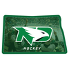 North Dakota Fighting Hawks -  North Dakota Hockey Map Single Layer Dimensional