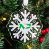 North Dakota Fighting Hawks - North Dakota Snowflake Ornament