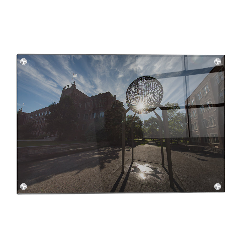 North Dakota Fighting Hawks - Campus Light - College Wall Art #Canvas