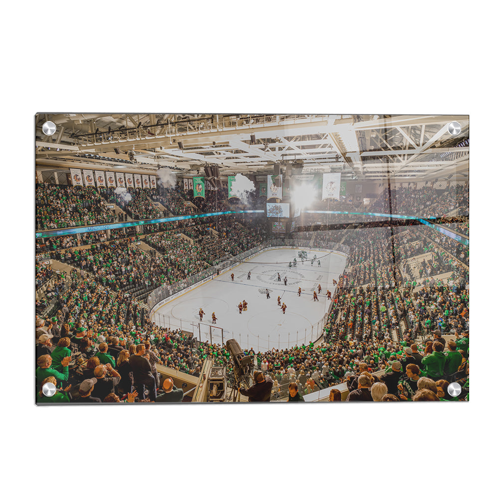 North Dakota Fighting Hawks - Hockey vs. Minnesota - College Wall Art #Canvas