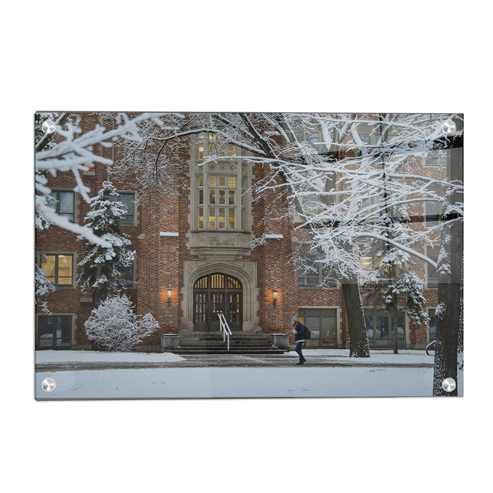 North Dakota Fighting Hawks - First Snow - College Wall Art #Canvas
