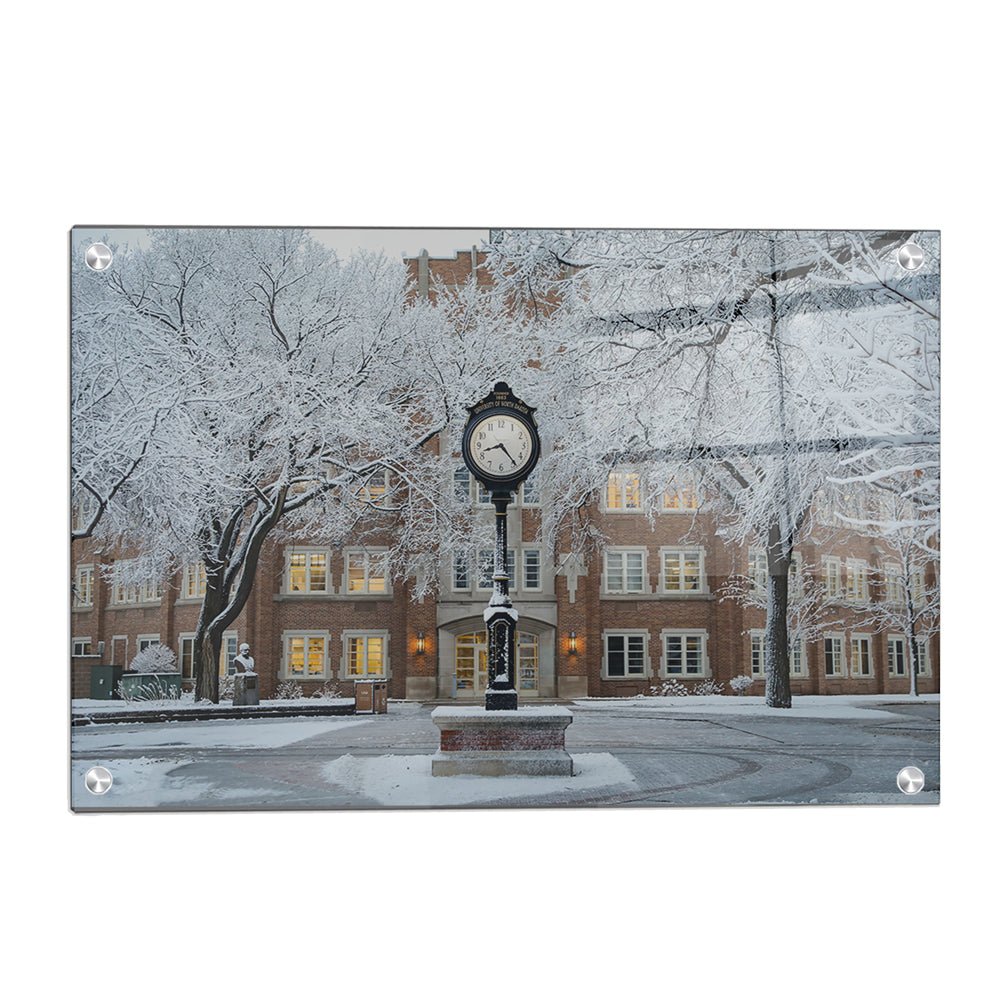 North Dakota Fighting Hawks - University of North Dakota First Snow - College Wall Art #Canvas