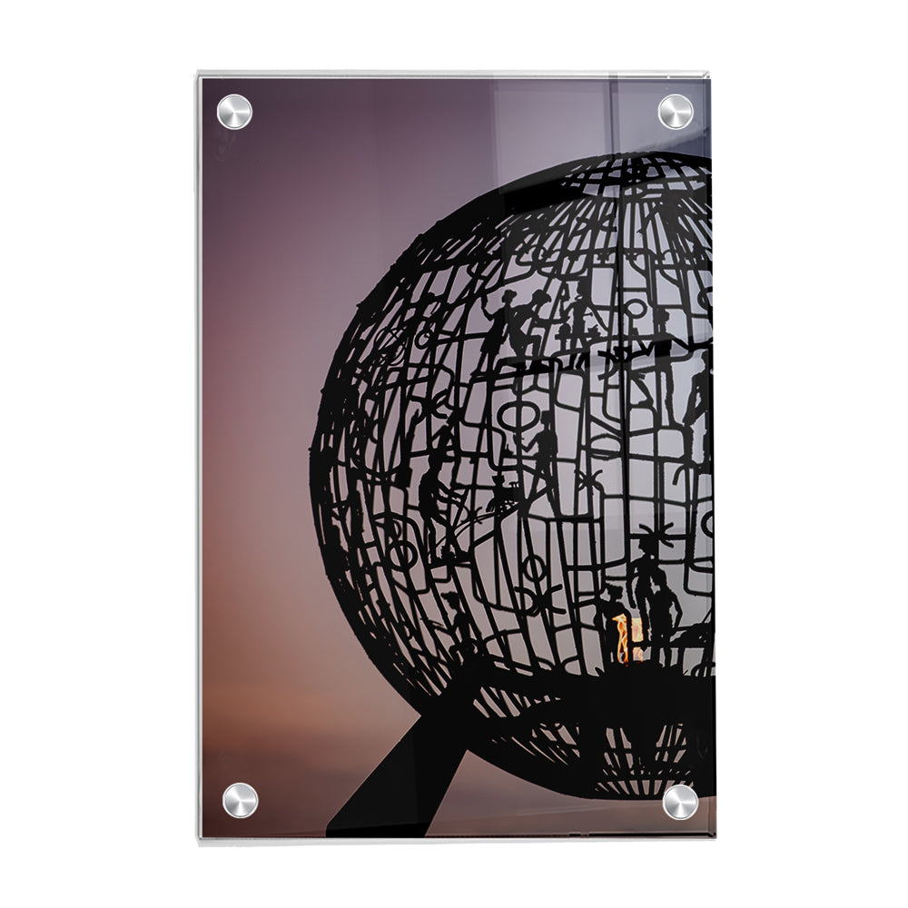 North Dakota Fighting Hawks - The Flame - College Wall Art #Canvas