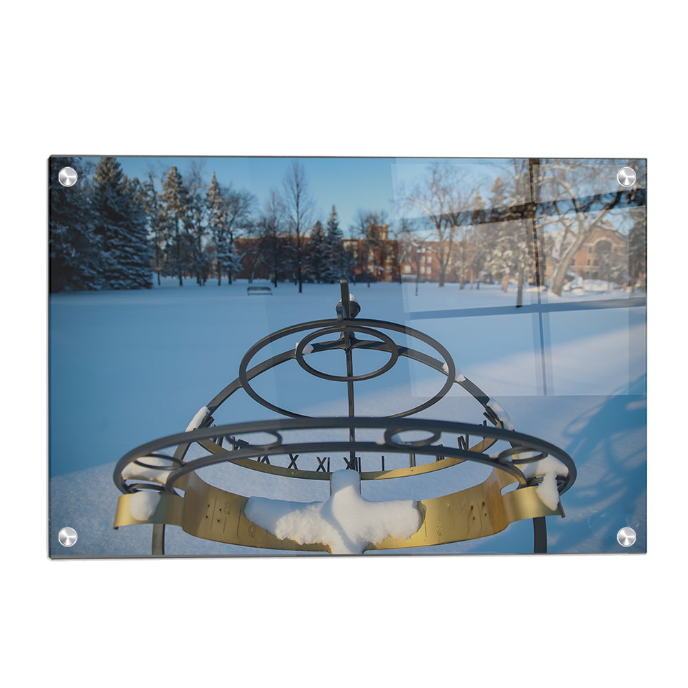 North Dakota Fighting Hawks - Winter Campus - College Wall Art #Canvas
