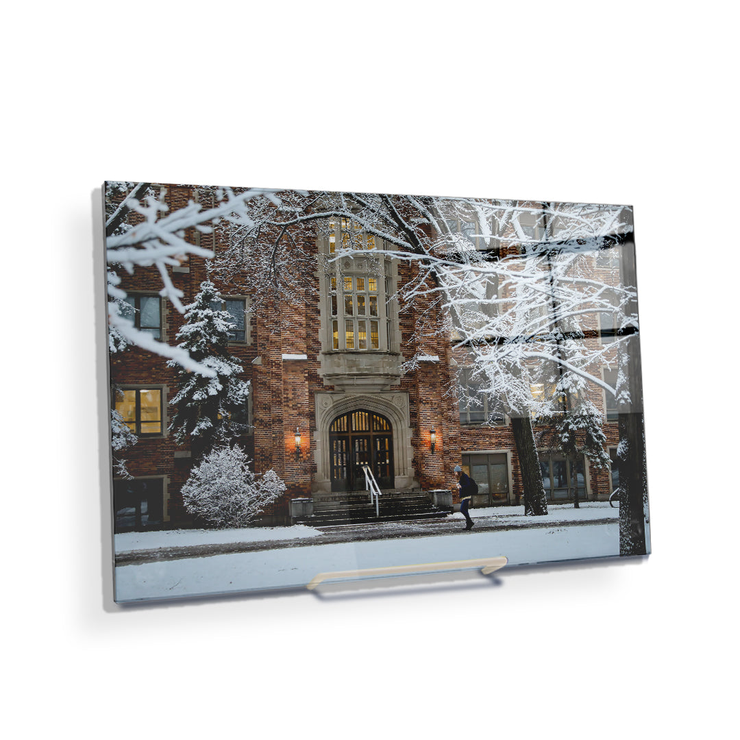 North Dakota Fighting Hawks - First Snow - College Wall Art #Canvas
