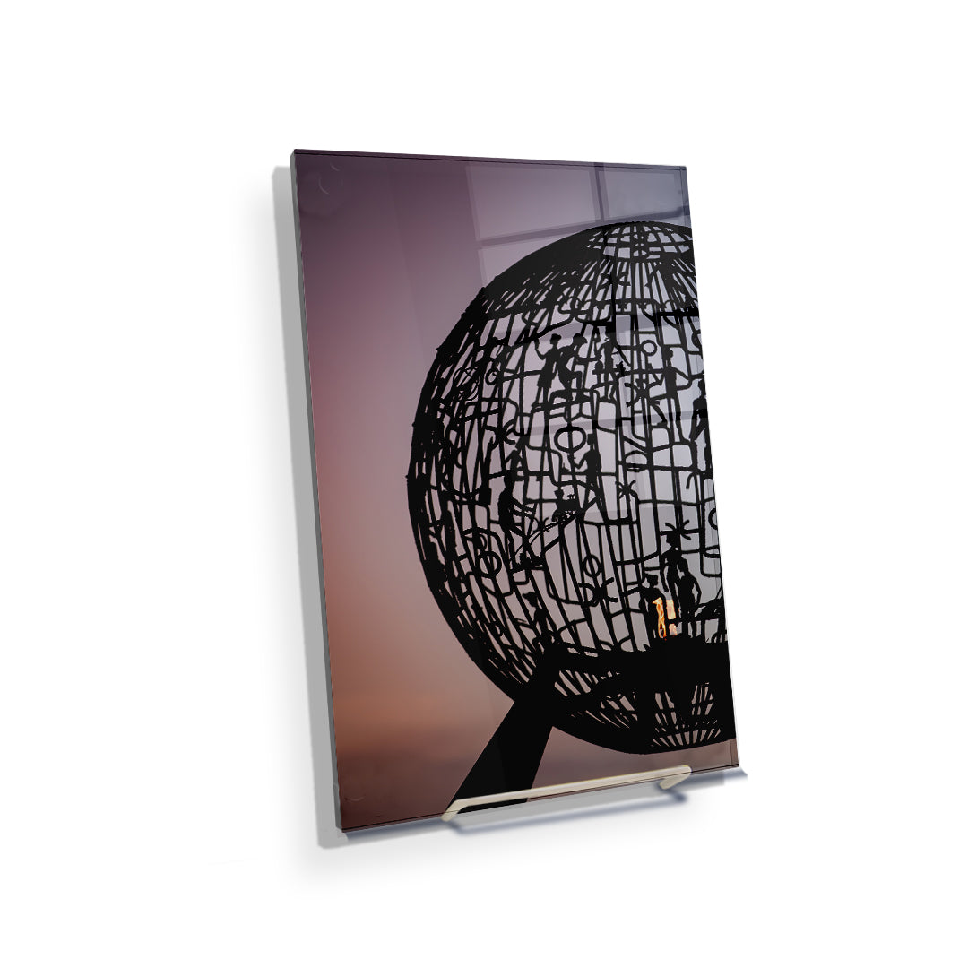 North Dakota Fighting Hawks - The Flame - College Wall Art #Canvas