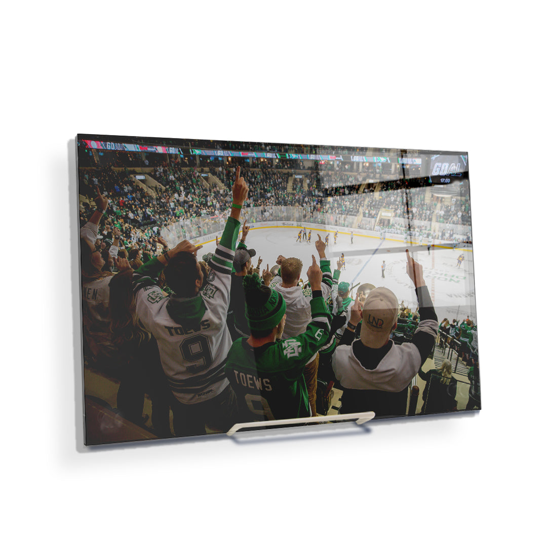 North Dakota Fighting Hawks - North Dakota Hockey - College Wall Art #Canvas