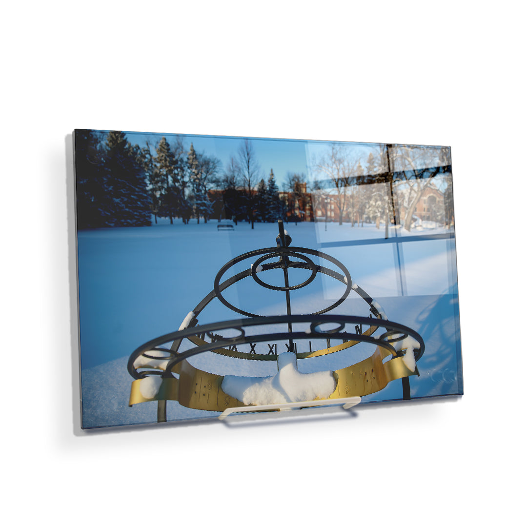 North Dakota Fighting Hawks - Winter Campus - College Wall Art #Canvas