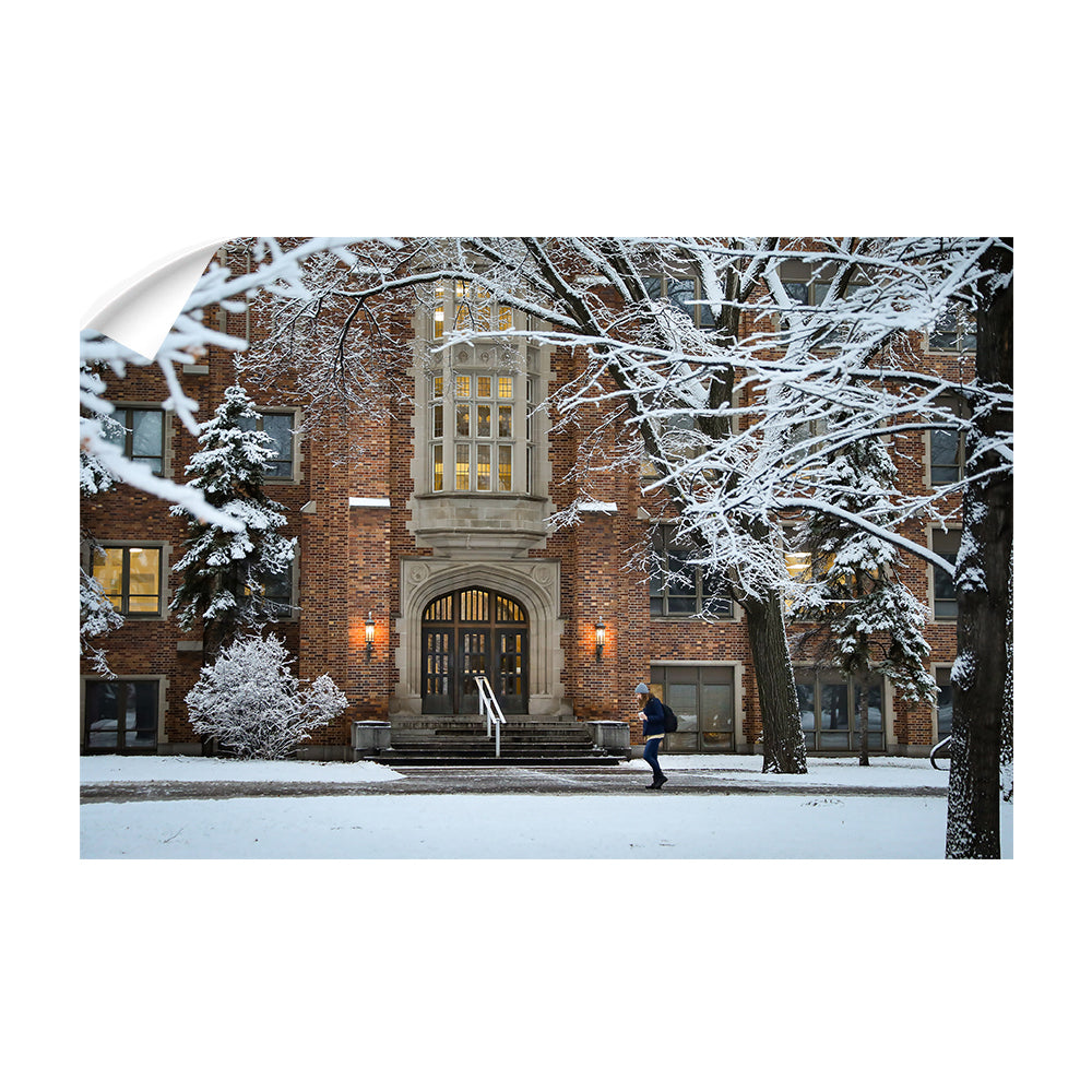 North Dakota Fighting Hawks - First Snow - College Wall Art #Canvas