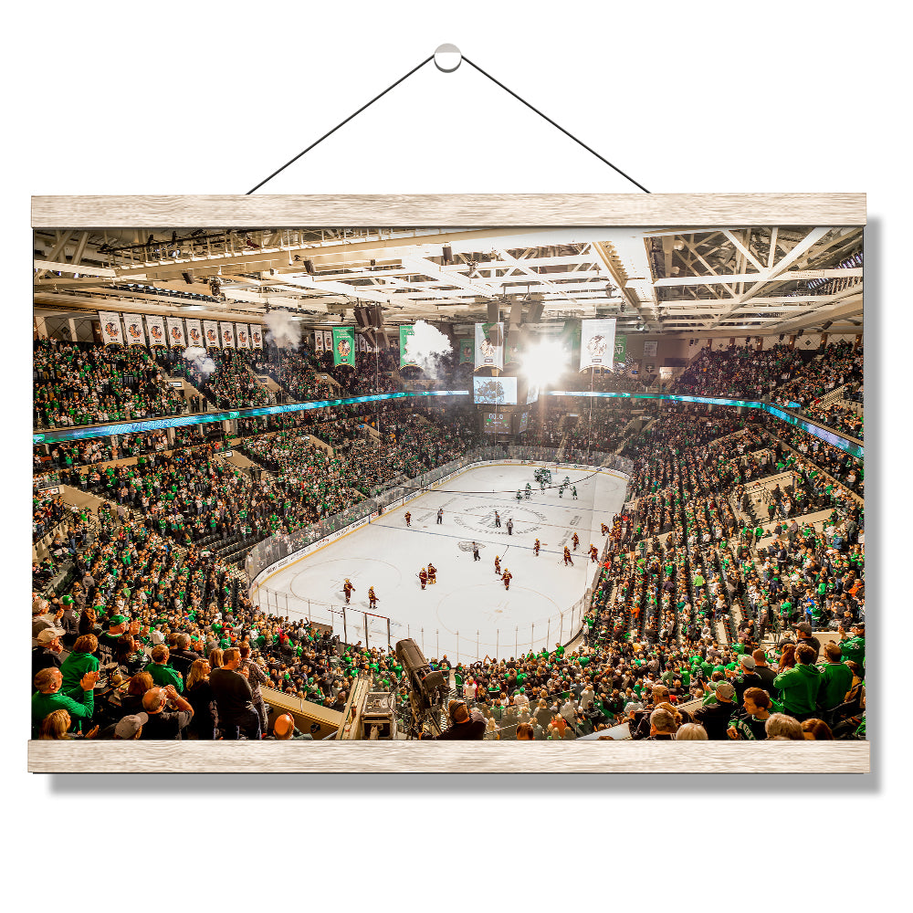 North Dakota Fighting Hawks - Hockey vs. Minnesota - College Wall Art #Canvas