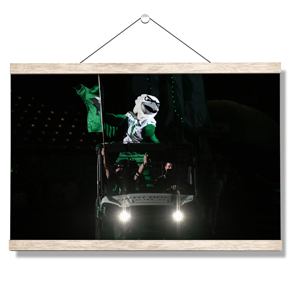North Dakota Fighting Hawks - The Fighting Hawk - College Wall Art #Canvas