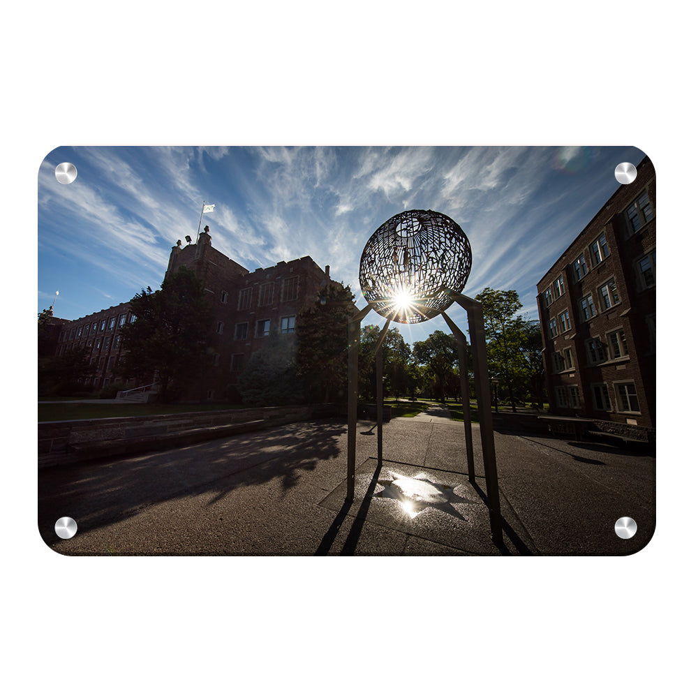 North Dakota Fighting Hawks - Campus Light - College Wall Art #Canvas