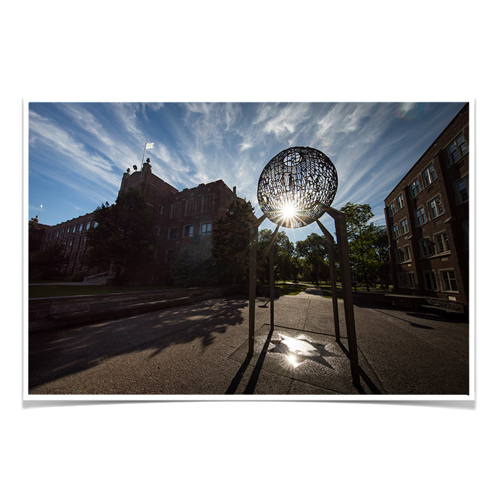 North Dakota Fighting Hawks - Campus Light - College Wall Art #Canvas