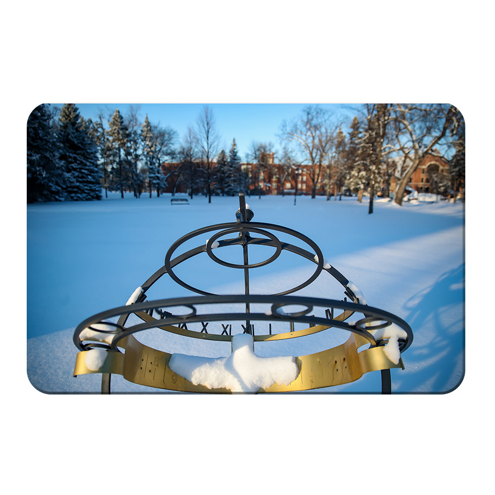 North Dakota Fighting Hawks - Winter Campus - College Wall Art #Canvas