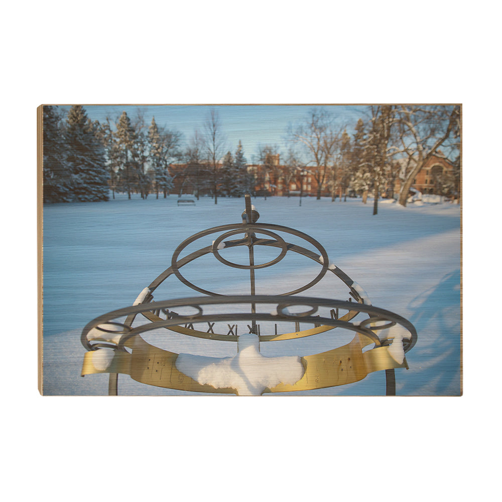 North Dakota Fighting Hawks - Winter Campus - College Wall Art #Canvas