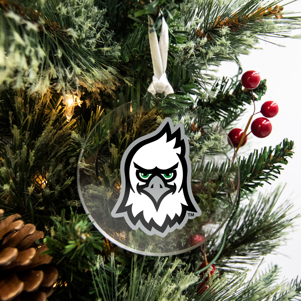North Dakota Fighting Hawks - North Dakota Mascot Head Bag Tag & Ornament