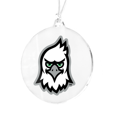 North Dakota Fighting Hawks - North Dakota Mascot Head Bag Tag & Ornament