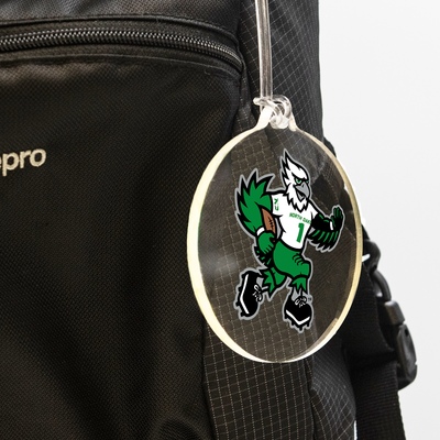 North Dakota Fighting Hawks - North Dakota Football Mascot Bag Tag & Ornament