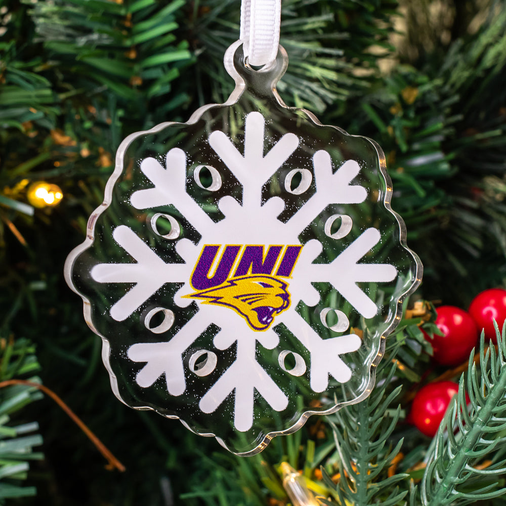 Northern Iowa Panthers - UNI Snowflake Ornament