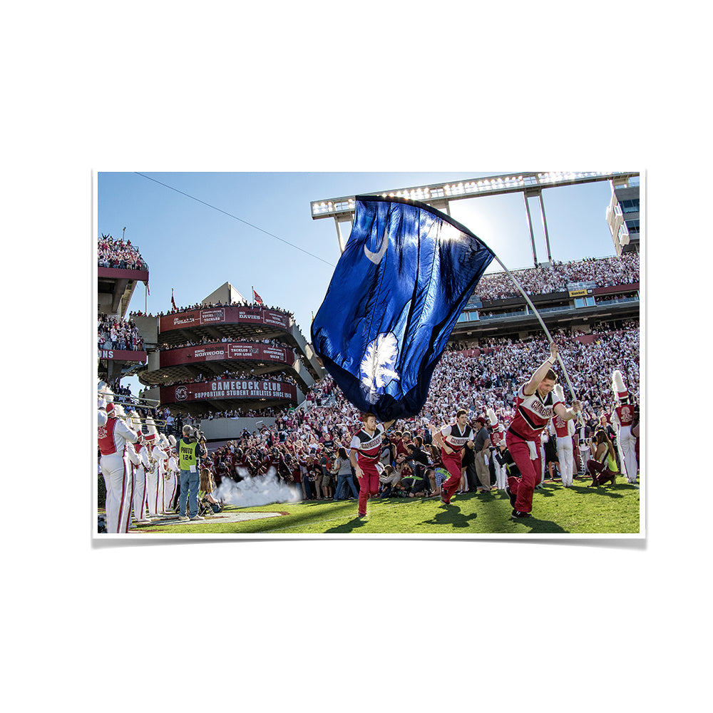 South Carolina Gamecocks - Taking the Field - College Wall Art #Canvas
