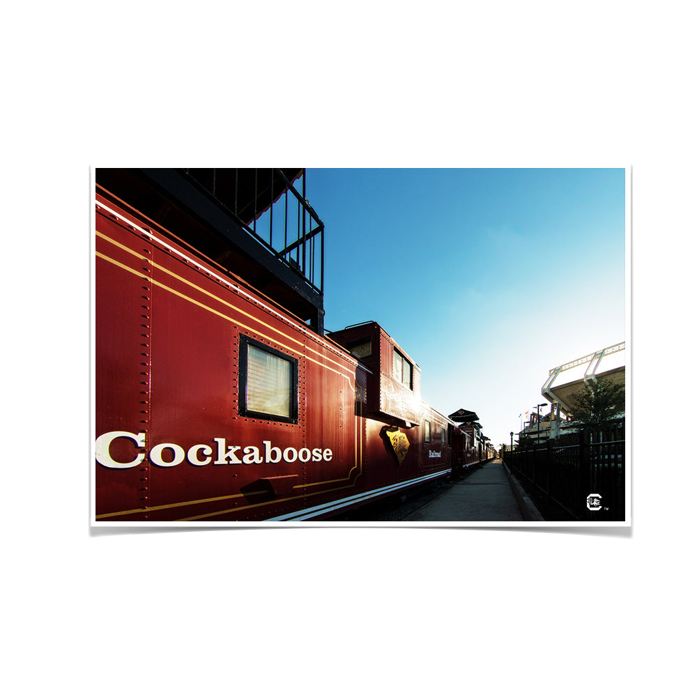 South Carolina Gamecocks - Cockaboose Railroad - College Wall Art #Canvas