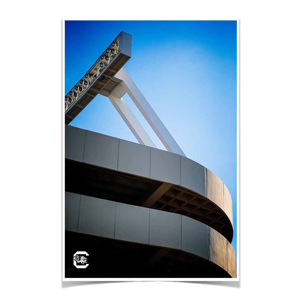 South Carolina Gamecocks - South Carolina Lights - College Wall Art #Canvas