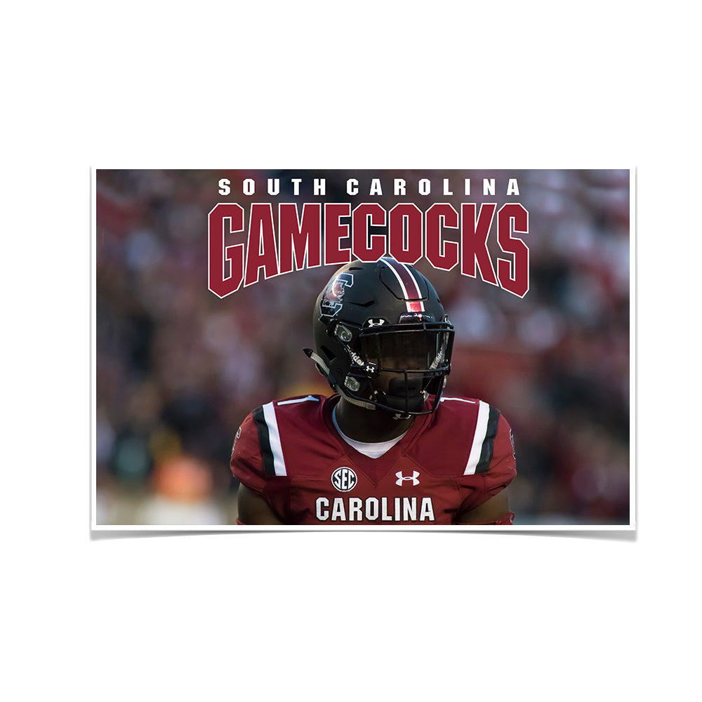 South Carolina Gamecocks - Gamecock FB - College Wall Art #Canvas